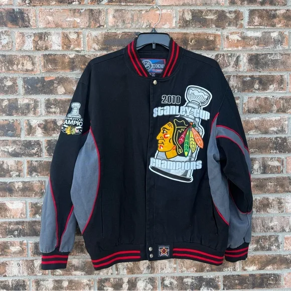 Chicago Blackhawks 2010 Stanley Cup Champions varsity jacket - Picture 2 of 12